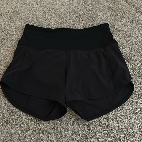 BLACK TALL LULULEMON ATHLETIC SHORTS!! - Picture 1 of 3